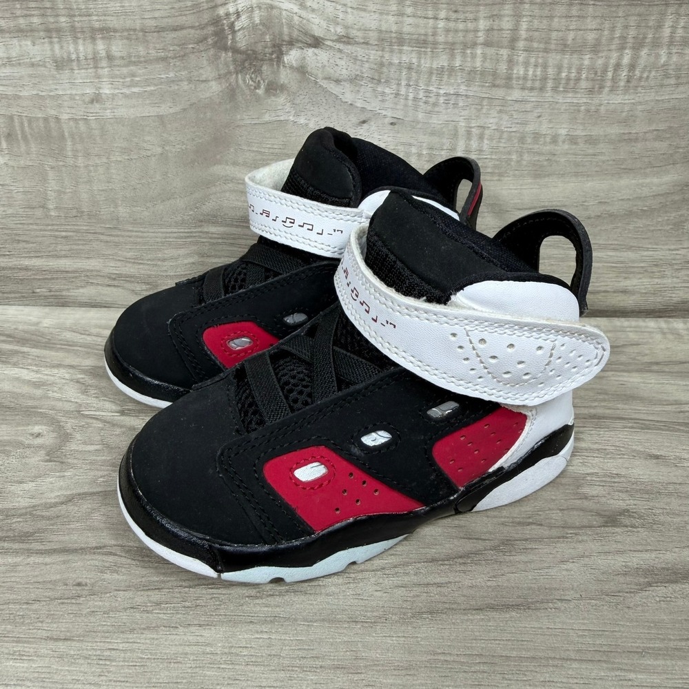 JORDAN 6 TODDLER‎ DM1158 (TD) BLACK / CARMINE-WHITE